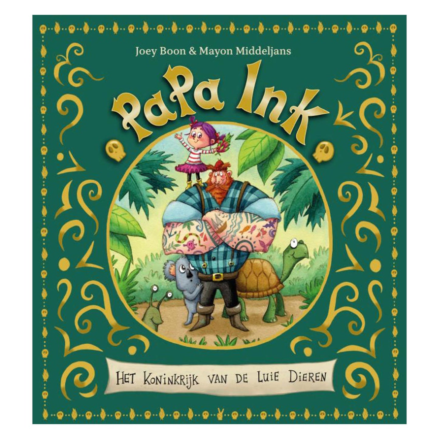 Casa central del libro papa ink - el reino de los animales perezosos