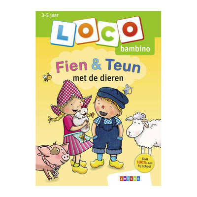 Loco oefenboekje bambino fien teun met de dieren