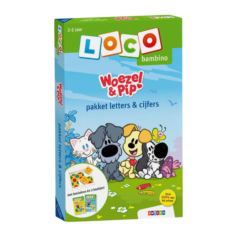 Editori WPG loco bambino woezel pip pacchetto lettere numeri