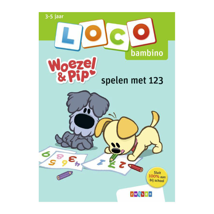 Editori WPG loco bambino woezel pip pacchetto lettere numeri