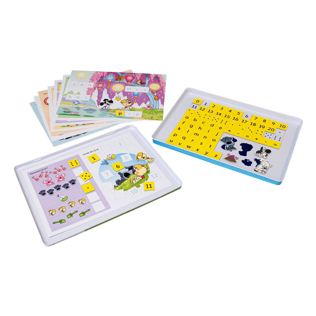Woezel e pip Woezel pip casella magnetica per lettere e numeri