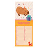 Calendario de cumpleaños - capibara alle