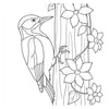 Libro para colorear - pájaros nuevos