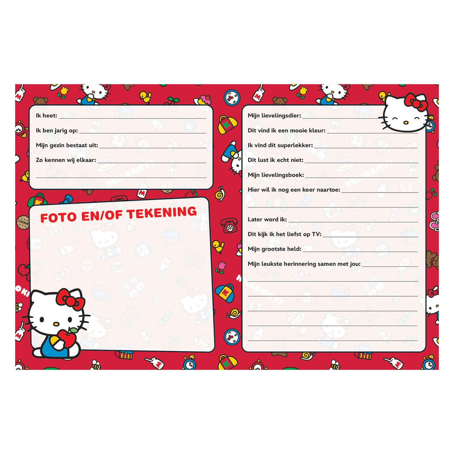 Friends book - hello kitty