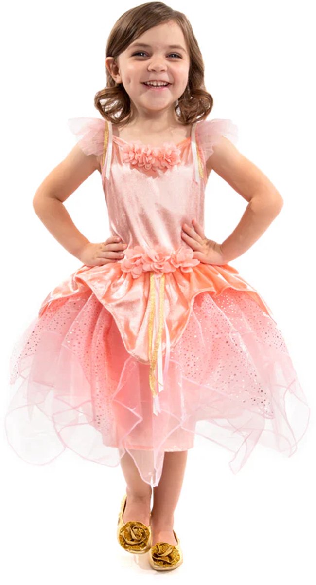Pequeñas aventuras - vestido de hada del jardín de rosas – talla m (98-104)