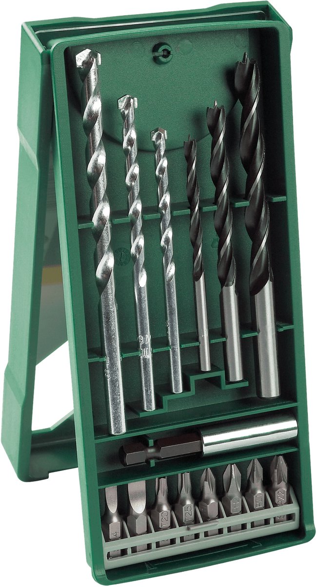 Set punte Bosch x-line - 15 pezzi - per legno e pietra