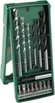 Set punte Bosch x-line - 15 pezzi - per legno e pietra