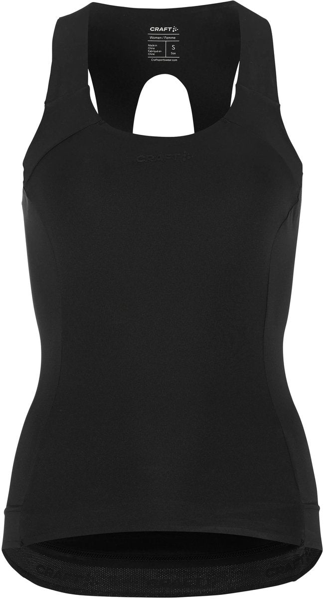 Canotta Craft Endur con maglietta sportiva da donna - nera