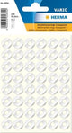 Etichette originali Haza 240 pezzi 12 mm trasparenti