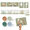 Little dutch vingerverf set forest friends groen 14 delig