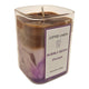 Mansion atmosphere geurkaars in glas bubbly berry splash paars bruin 6x8cm