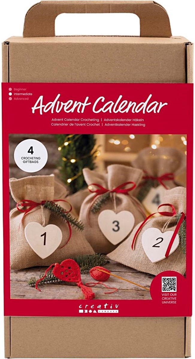 Calendario dell'Avvento all'uncinetto della Creative Company, 1 scatola