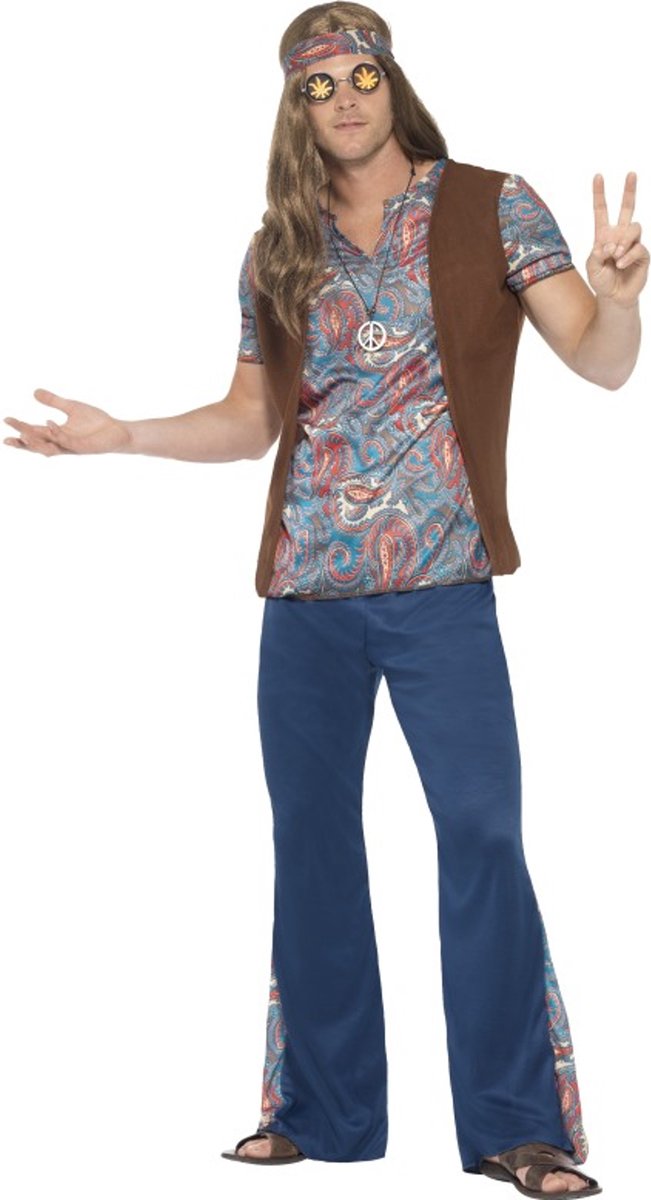 Disfraz de hippie para hombre Smiffys orion - talla m