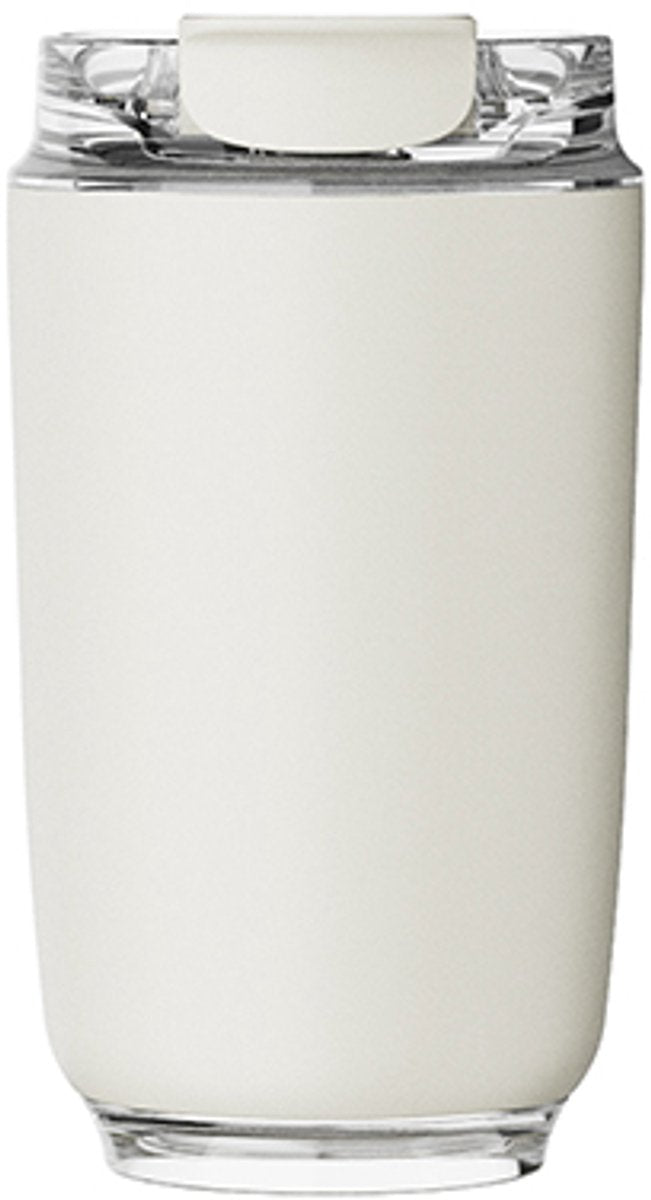 Tazza da caffè in acciaio inossidabile Sans Marque Kozie senza marchio 240 ml - Isolante a doppia parete - Beige crema - Per caffè e tè