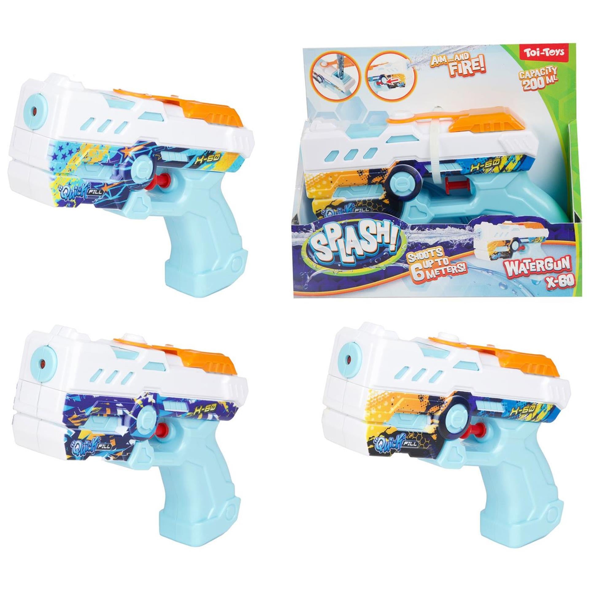 Toi-Toys Splash Water gun Quick Fill X60