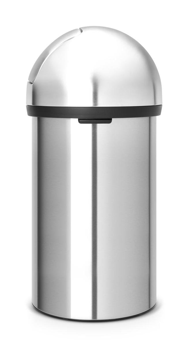 Pattumiera push bin Brabantia - 60 litri - acciaio opaco