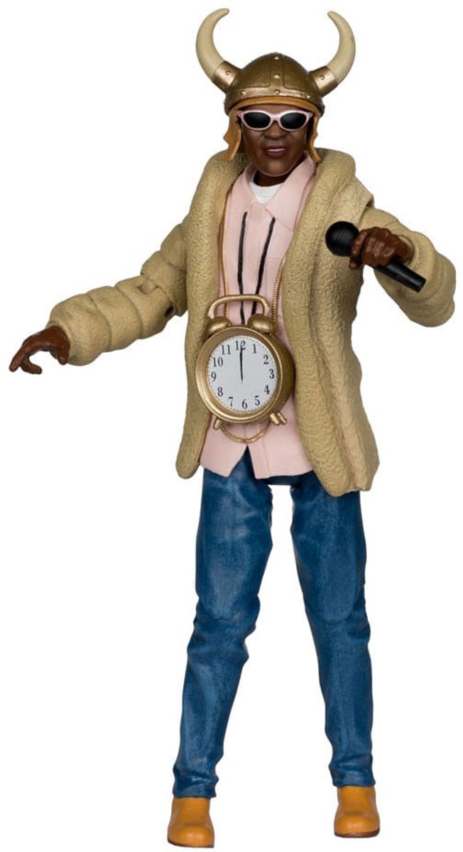 Mcfarlane juguetes music maniacs hip hop figura de acción sabor flav 16 cm figura de acción