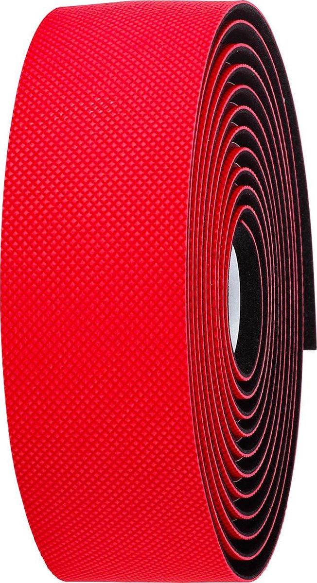 Bbb cycling flexribbon gel stuurtape - extra grip - microfiber - stuurlint racefiets - rood - 200 x 3cm - bht-14