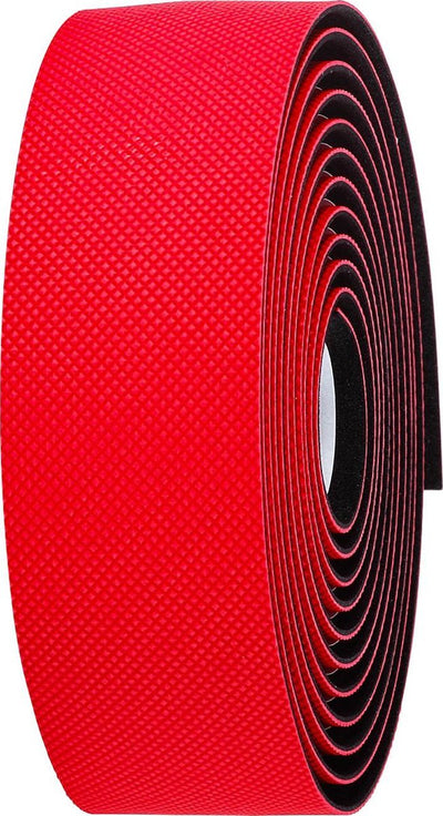 Bbb cycling flexribbon gel handlebar tape - extra grip - microfiber - road bike handlebar tape - red - 200 x 3cm - bht-14