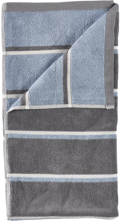 Telo da bagno sauna Zone Denmark 140 x 70 cm grigio blu nebbia grigio morbido