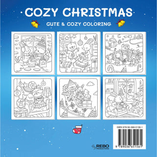 Natale accogliente degli editori Rebo: libro da colorare carino e accogliente