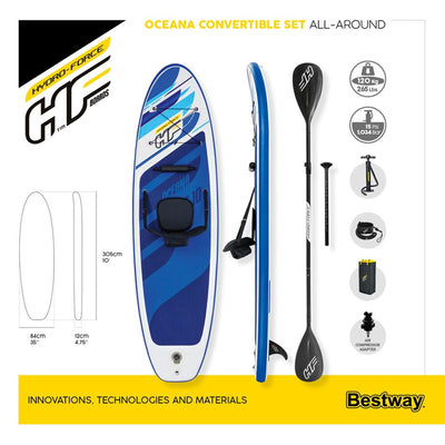 Bestway Hydro Oceana Convertible SUP Set