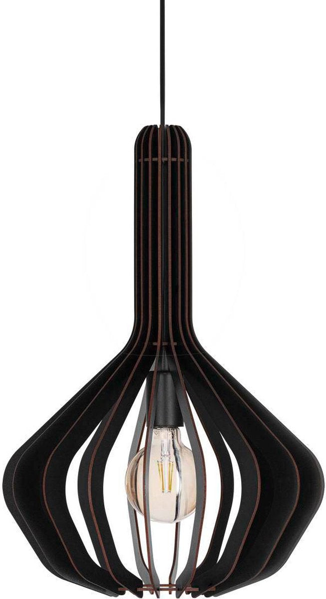 Eglo velasco hanglamp - e27 - ø 38 cm - zwart