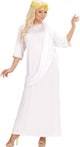 Toga romana Finidi bianca unisex