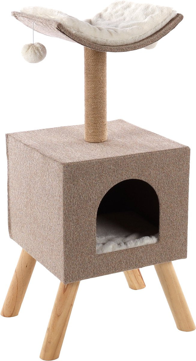 Flamingo Flamingo Cat Scraping Post Scandi 43.5x40x54.5 cm beige 560554