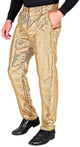 Widmann abbaglianti pantaloni paillettes oro uomo