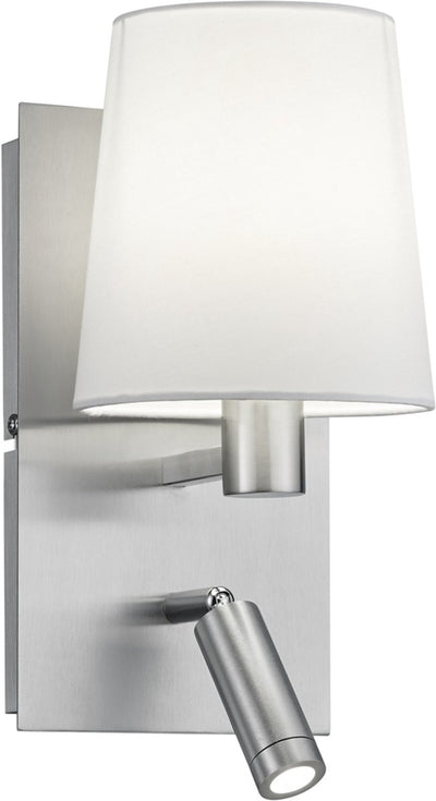 Lampada da parete con paralume Trio merlot - e14 - 1 luce - d 175 mm - acciaio
