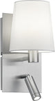 Lampada da parete con paralume Trio merlot - e14 - 1 luce - d 175 mm - acciaio
