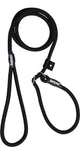 Correa para perros Rebel Petz - correa de entrenamiento - negra - s - 8 mm x 140 cm