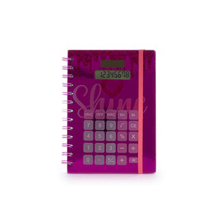 Dream Big Spiral Notebook con calcolatrice
