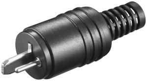Conector de altavoz Enzo con tornillo negro 7094755
