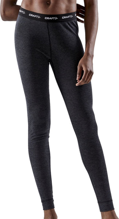 Pantaloni termici da donna in lana merino Craft Core - taglia M