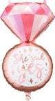 Party deco folieballon ring (41x72cm)