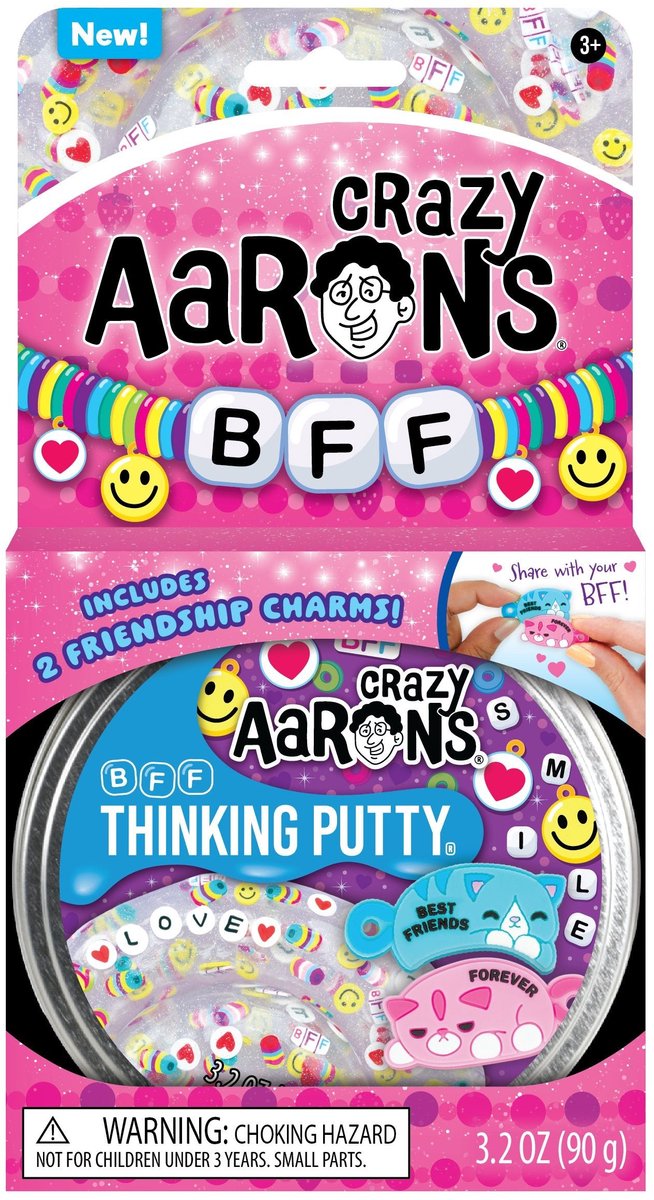 Crazy aaron's clay bff - colorful silicone clay toys.