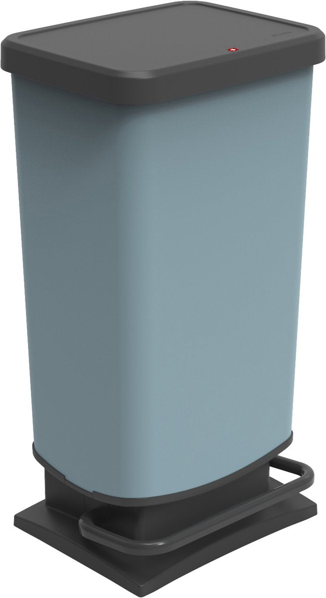 Rotho paso pedaalemmer - prullenbak 40l - bpa vrij - blauw