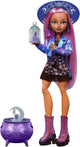 Mattel moonspell magic de monster high - muñeca de moda layla stone - bruja de cristal con accesorios