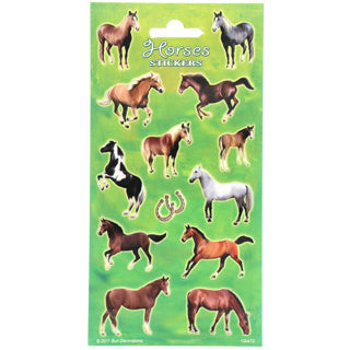 Caballos de pegatinas totum