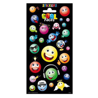Creative craft group stickervel twinkle - coole gezichten