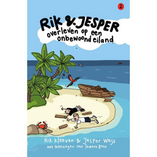 Rik y Jesper sobreviven en una isla deshabitada - Libro para niños