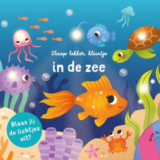 Gli editori delle lanterne dormono bene, piccolo, nel libro per bambini del mare