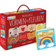 My first shapes and colors puzzle train + book