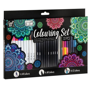 Set colori professionale completo 33 pz 37,5x24 cm | 2 pezzi