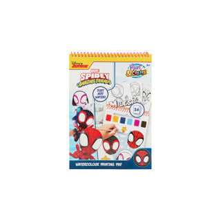 Libro del set di vernici per acqua di spidey