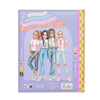 Libro de los mejores amigos de Top Model
