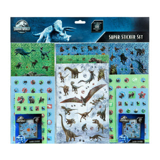 Jurassic World Stickerset, 500st.