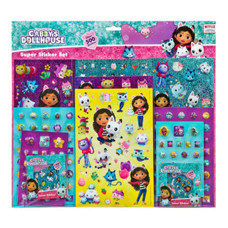 Set di super adesivi per la casa delle bambole di Gabby Gabby #039;s